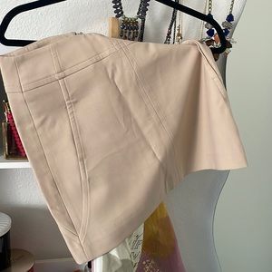 Cream colored pencil skirt by Ann Taylor